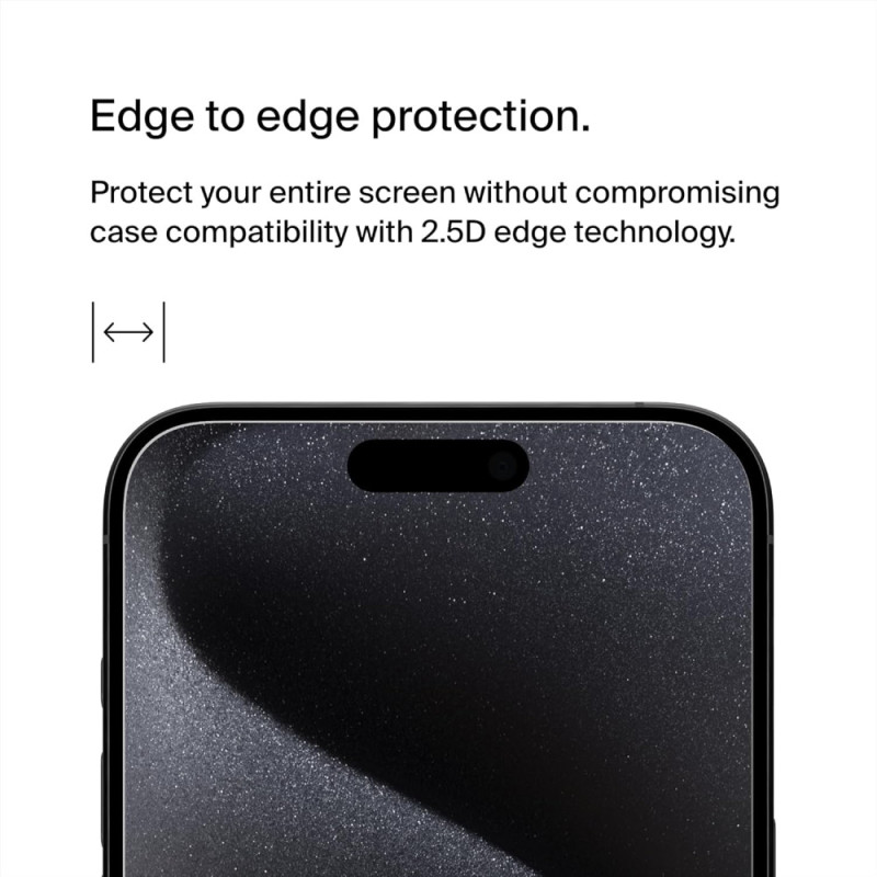 Belkin ScreenForce Screen Protection for iPhone 15 Pro Max (1 Pack) (OVA138ZZ)