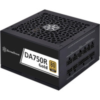 SilverStone Блок питания Decathlon (750W), >90%, 80+ Gold, 120мм, 1xMB, 24pin(20+4), 2xCPU 8pin(4+4), 4xMolex, 8xSATA, 4xPCIe 8pin(6+2), 1 x 12V-2x6, Fully modular (SST-DA750R-GMA)
