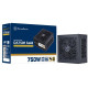SilverStone PSU Decathlon (750W), >90%, 80+ Gold, 120мм, 1xMB, 24pin(20+4), 2xCPU 8pin(4+4), 4xMolex, 8xSATA, 4xPCIe 8pin(6+2), 1 x 12V-2x6, Fully modular (SST-DA750R-GMA)