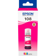 Epson Контейнер з чорнилом 108 EcoTank L8050/L18050 magenta (C13T09C34A)