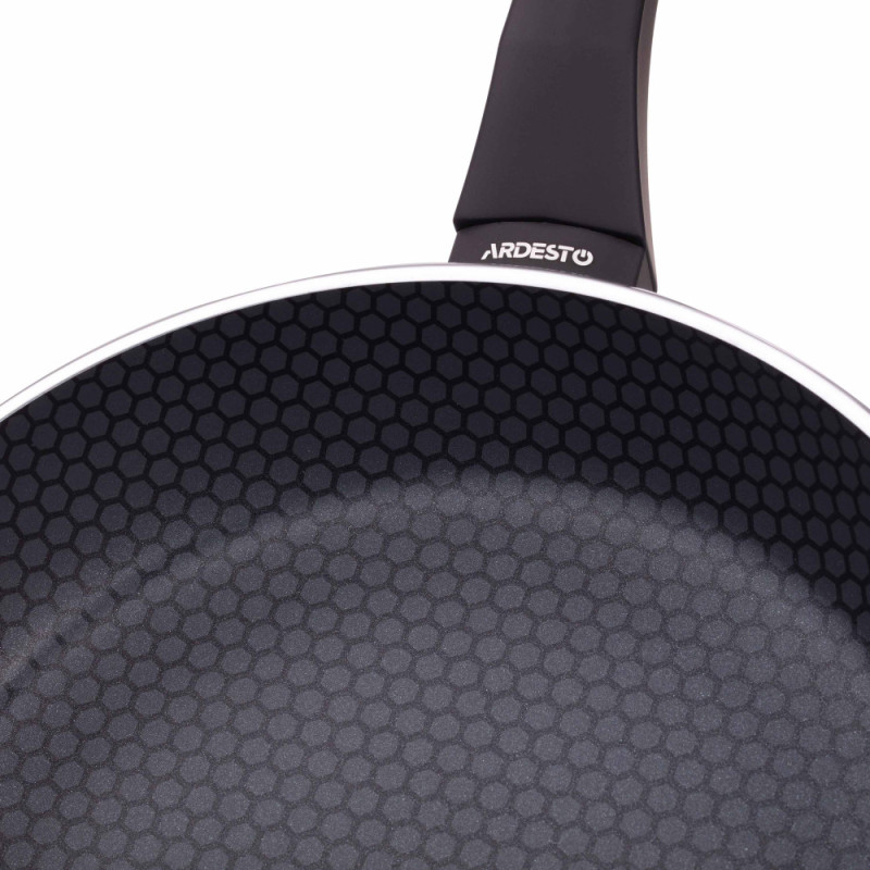 ARDESTO Fry pan Gemini Salerno, 26cm, aluminium, black (AR1326A)