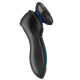 Remington eectric shaver rotary Hyperflex Aqua, razor head-3, Li-Ion, dry+wet, trimmer, black-blue (XR1430)