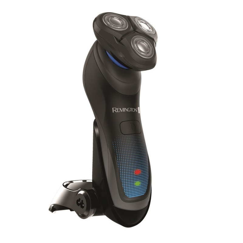 Remington eectric shaver rotary Hyperflex Aqua, razor head-3, Li-Ion, dry+wet, trimmer, black-blue (XR1430)