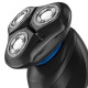 Remington eectric shaver rotary Hyperflex Aqua, razor head-3, Li-Ion, dry+wet, trimmer, black-blue (XR1430)