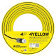 Cellfast Garden hose 4YELLOW 3/4  50m, 4 layers, up to 20 Bar, -10...+50°C (10-522)