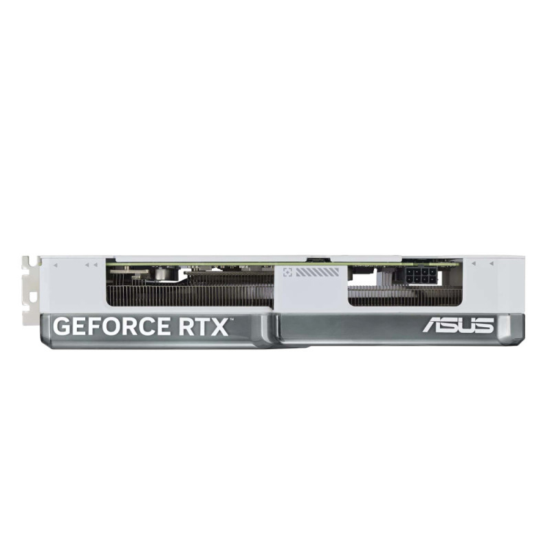 ASUS Видеокарта GeForce RTX 4070 12GB GDDR6X DUAL-RTX4070-O12G-WHITE белый