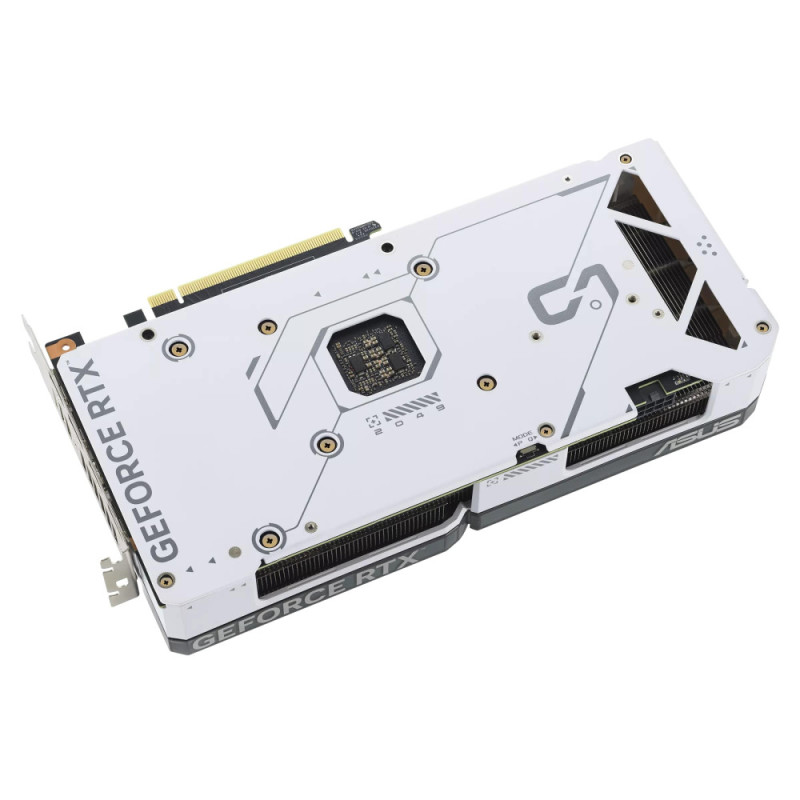 ASUS Видеокарта GeForce RTX 4070 12GB GDDR6X DUAL-RTX4070-O12G-WHITE белый