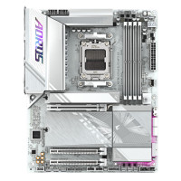 Gigabyte Материнська плата X870E A ELITE WF7 ICE sAM5 X870 4xDDR5 M.2 Wi-Fi BT HDMI DP ATX (X870E_A_ELITE_WF7_ICE)