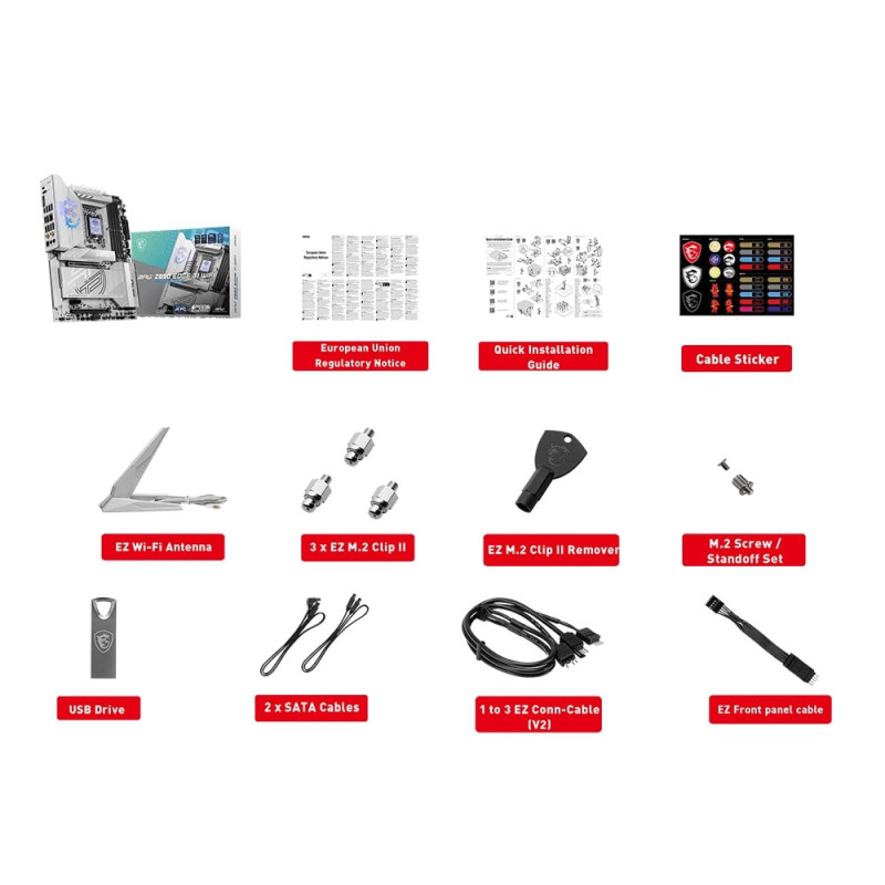 MSI Материнcька плата MPG Z890 EDGE TI WIFI s1851 Z890 4xDDR5 M.2 HDMI WiFi BT ATX (911-7E19-002)