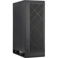 SilverStone Корпус Alta ALG1MB без БП, 2xUSB3.0, 1xUSBType-C, 1x180мм, VGA 355мм, LCS ready, mATX, чёрный