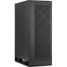 SilverStone PC case Alta ALG1MB without PSU, 2xUSB3.0, 1xUSBType-C, 1x180mm, VGA 355mm, LCS ready, mATX, black