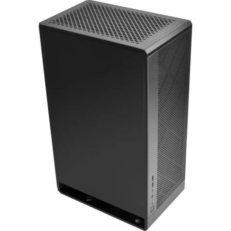 SilverStone PC case Alta ALG1MB without PSU, 2xUSB3.0, 1xUSBType-C, 1x180mm, VGA 355mm, LCS ready, mATX, black