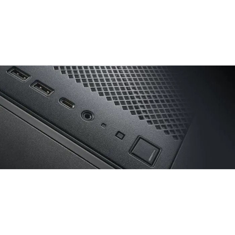 SilverStone PC case Alta ALG1MB without PSU, 2xUSB3.0, 1xUSBType-C, 1x180mm, VGA 355mm, LCS ready, mATX, black