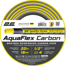 2E Garden hose AquaFlex Carbon 1/2  20m 4 layers 20bar -10...+60°C (2E-GHE12GE20)
