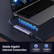 Концентратор Ugreen USB 3.0 to 3хUSB 3.0/Type-C+RJ45(1000M) Ethernet 5in1 CM475 (60554)