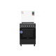 ARDESTO Cooker electrical, 53L, 60x60cm, convection, lamp, black (FSCF-E605B)