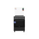 ARDESTO Cooker electrical, 53L, 60x60cm, convection, lamp, black (FSCF-E605B)