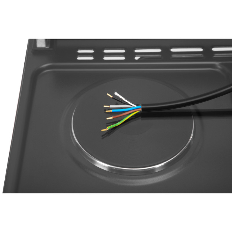 ARDESTO Cooker electrical, 53L, 60x60cm, convection, lamp, black (FSCF-E605B)