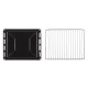 ARDESTO Cooker electrical, 53L, 60x60cm, convection, lamp, black (FSCF-E605B)
