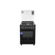 ARDESTO Cooker electrical, 53L, 60x60cm, convection, lamp, black (FSCF-E605B)