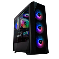 Zalman Computer case N5 TF, without PSU, 1xUSB3.0, 2xUSB2.0, 4x120mm RGB, Acrylic Side Panel, TG Front Panel, ATX, Black (N5TF)