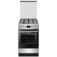 Hansa Cooker combined, 65L, 50x60cm, display, convection, cast-iron, inox (FCMX58329)