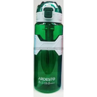 ARDESTO Пляшка для води Fitness 800мл, пластик, зелений (AR2280EG)