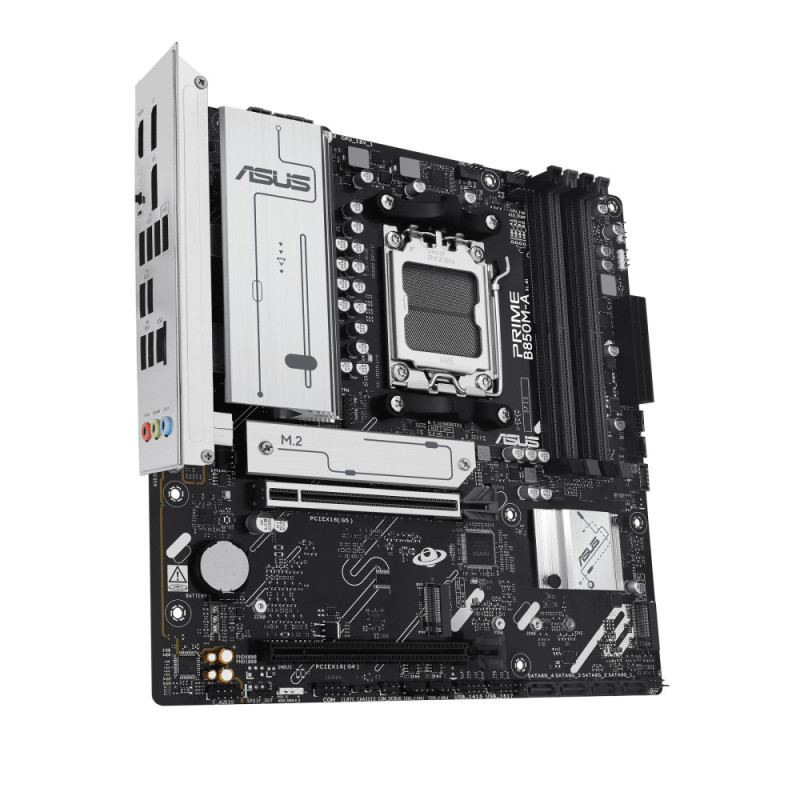 ASUS Материнcкая плата PRIME B850M-A-CSM sAM5 B850 4xDDR5 M.2 HDMI DP mATX (90MB1LQ0-M0EAYC)