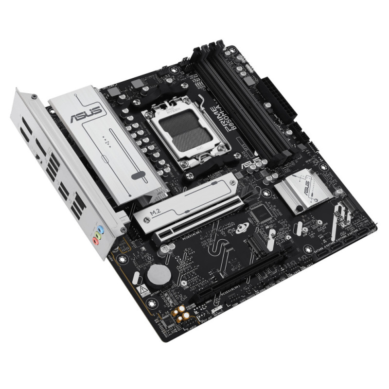 ASUS Материнcкая плата PRIME B850M-A-CSM sAM5 B850 4xDDR5 M.2 HDMI DP mATX (90MB1LQ0-M0EAYC)