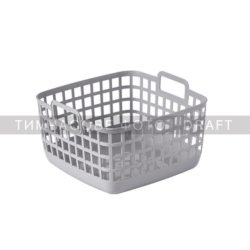 ARDESTO Кошик для зберігання Ardesto 20.6x20x12.4см, 3л, пластик PP, cірий (ARHC2503GG) ARDESTO Кошик для зберігання Ardesto 20.6x20x12.4см, 3л, пластик PP, cірий (ARHC2503GG)