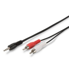 Digitus Stereo Cable (jack 3.5мм-M/RCA-Mx2)[Stereo Cable 1.5m (jack 3.5mm-M/RCA-Mx2)]