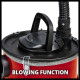 Einhell Пилосос професійний для золи TC-AV 1718 DW, 1200 Вт, 170мБар, контейнер 18л, 3.25кг (2351661)