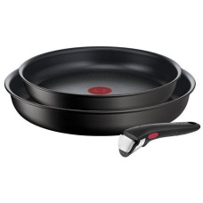 Tefal Cookware set Ingenio Easy Cook & Clean, replaceable handle, 3items, aluminum, bakelite, black (L1549013)