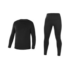 2E Tactical Men's Heated Thermal Underwear eFiber for Men Black, Size XXL (2E-HUEFMXXL-BK)