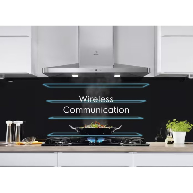 Electrolux Варочная поверхность индукционная, 60см, расширенная зона, Hob2Hood, черный (LIV63431BK)