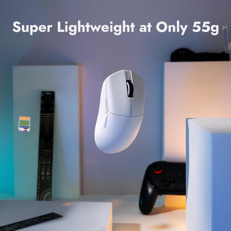 Lemokey Mouse G1 USB-A/USB-C/WL/BT, 8K, white (G1-A2)