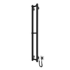 Hygge Family electric towel warmer Slim, 1170x140x80mm, timer-regulator, steel, matte black (3.164.045618.BM)