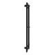 Hygge Family electric towel warmer Slim, 1170x140x80mm, timer-regulator, steel, matte black (3.164.045618.BM)