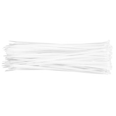 Neo Tools Cable Tie, 75pcs, Plastic, 4.8x370mm, White (01-611)