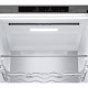 LG Refrigerator with bottom freezer, ref-277l, freez.-107l, 2doors, A++, inv., fresh zone, silver (GW-B509FA7W)