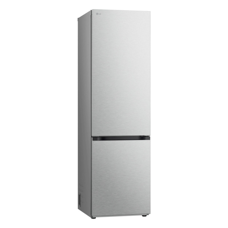 LG Refrigerator with bottom freezer, ref-277l, freez.-107l, 2doors, A++, inv., fresh zone, silver (GW-B509FA7W)