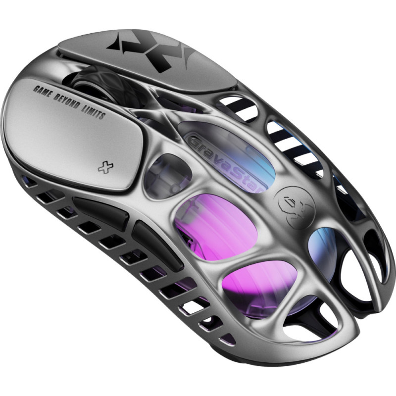 GravaStar Миша Mercury X, BT/WL/USB-A, RGB, сірий (GSX_GRY)