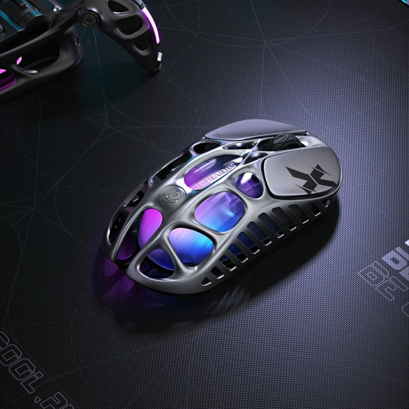 GravaStar Миша Mercury X, BT/WL/USB-A, RGB, сірий (GSX_GRY)