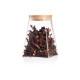 ARDESTO Jar Midori, 910ml, glass, bamboo, cone, transparent (AR1391BLC)