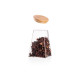 ARDESTO Jar Midori, 910ml, glass, bamboo, cone, transparent (AR1391BLC)