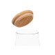 ARDESTO Jar Midori, 910ml, glass, bamboo, cone, transparent (AR1391BLC)