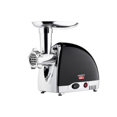 ARDESTO Meat grinder, 1800W, prod.-2kg/min, 3 cutting plates+for sausag.plates, 4 vegetable slicer, plastik, black-silver (MGL-2250R)