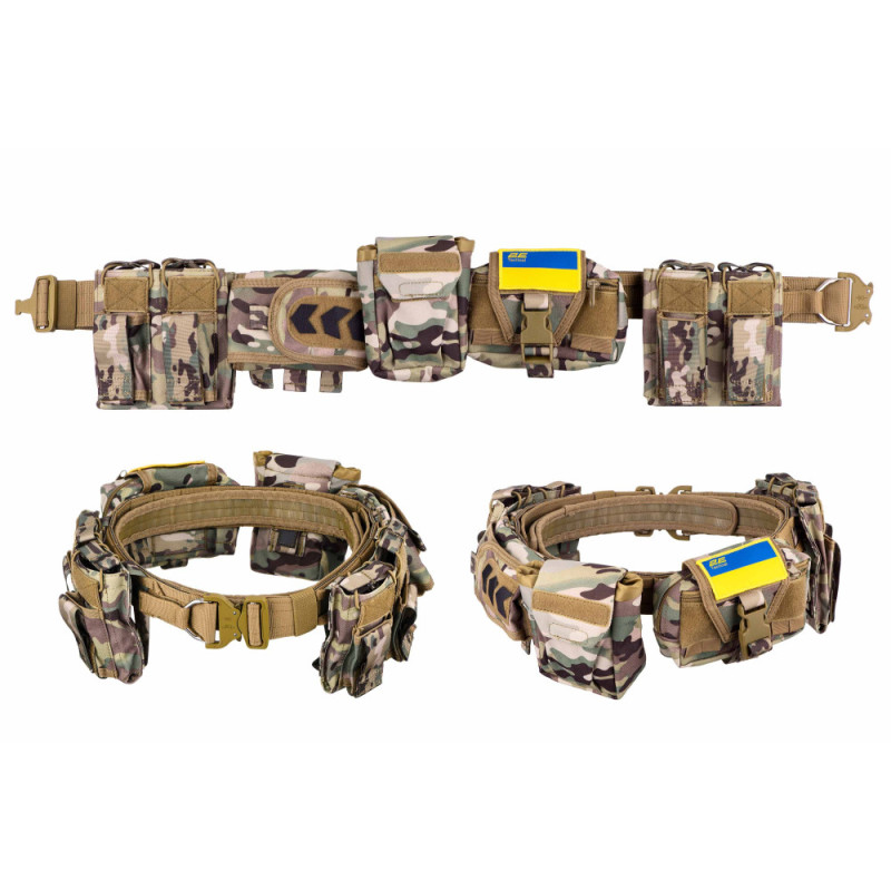 2E Tactical Belt 5 Pouch, 2E, CP Camo (2E-MILTACBELT-Y5PCH-CC)