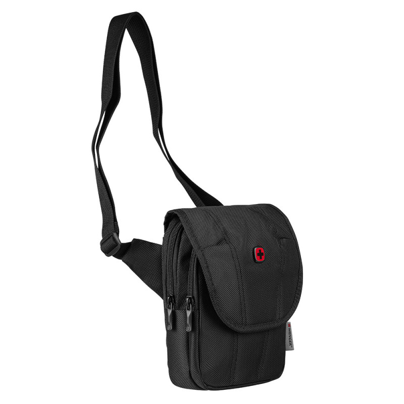 Wenger BC High, Flapover Crossbody Bag, Black ( R )