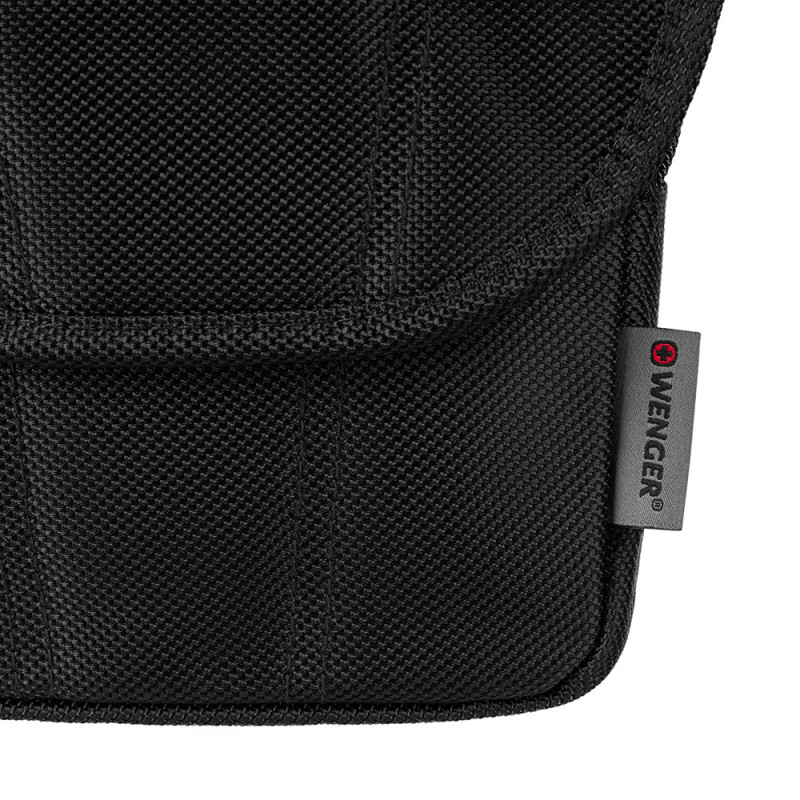 Wenger BC High, Flapover Crossbody Bag, Black ( R )